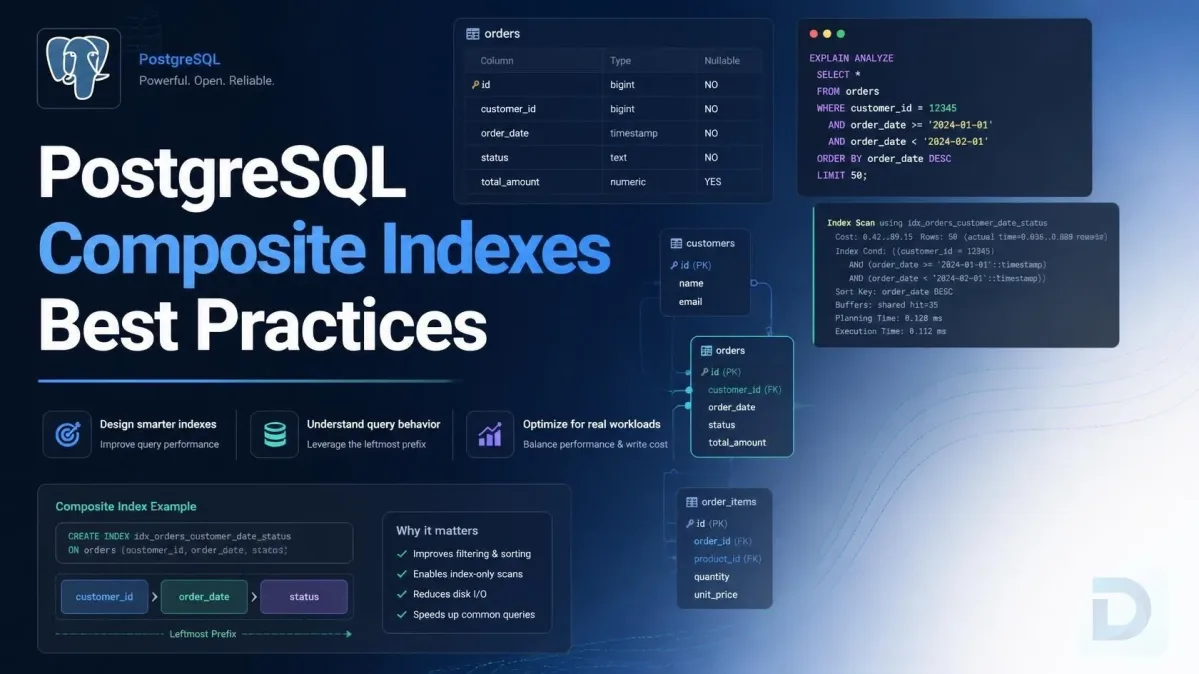 PostgreSQL Composite Indexes Best Practices